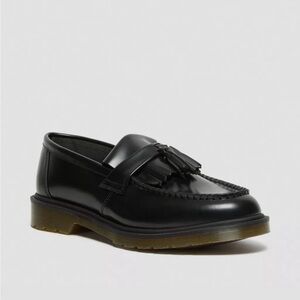 Dr. Martens Adrian Black Leather Tassel Loafers